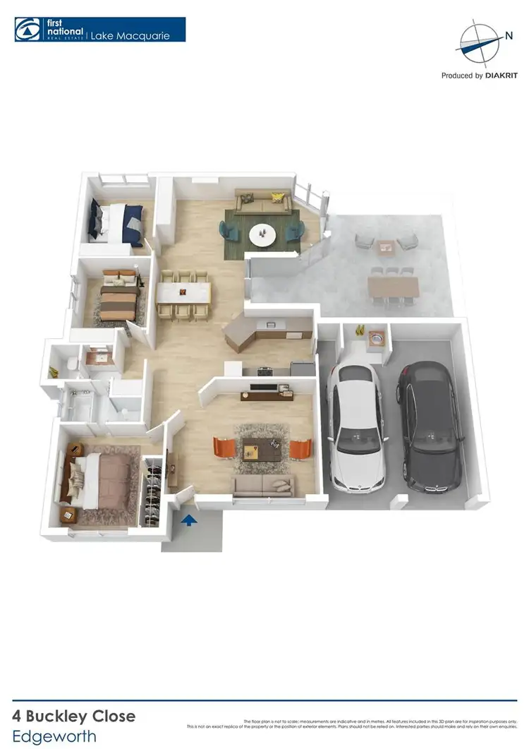 Floorplan of Homely house listing, 4 Buckley Close, Edgeworth NSW 2285