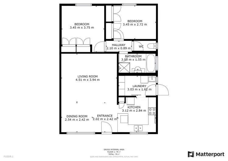 Floorplan of Homely house listing, 9/6-10 Hendy Road, Buronga NSW 2739