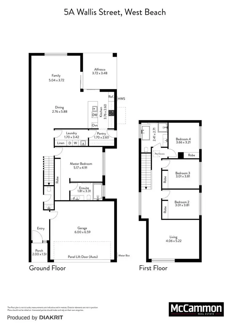 Floorplan of Homely house listing, 5A Wallis Street, West Beach SA 5024