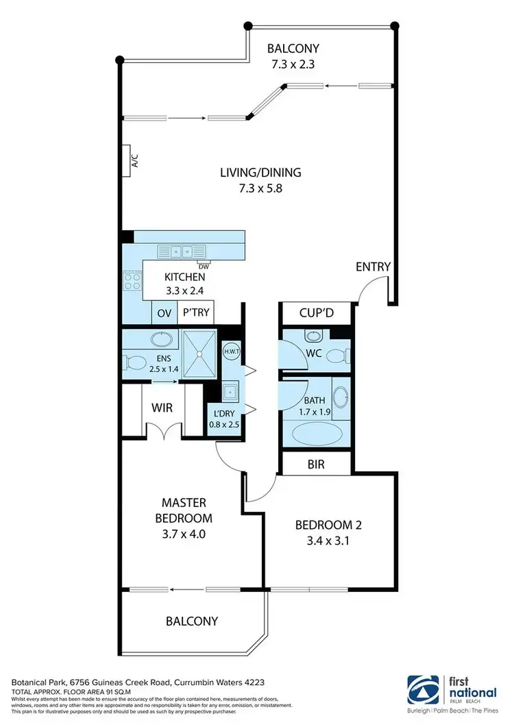 Floorplan of Homely apartment listing, 67/56-70 Guineas Creek Road, Currumbin Waters QLD 4223