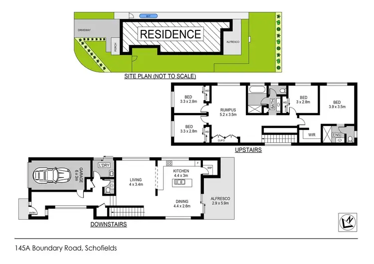 Floorplan of Homely house listing, 145a Boundary Road, Schofields NSW 2762