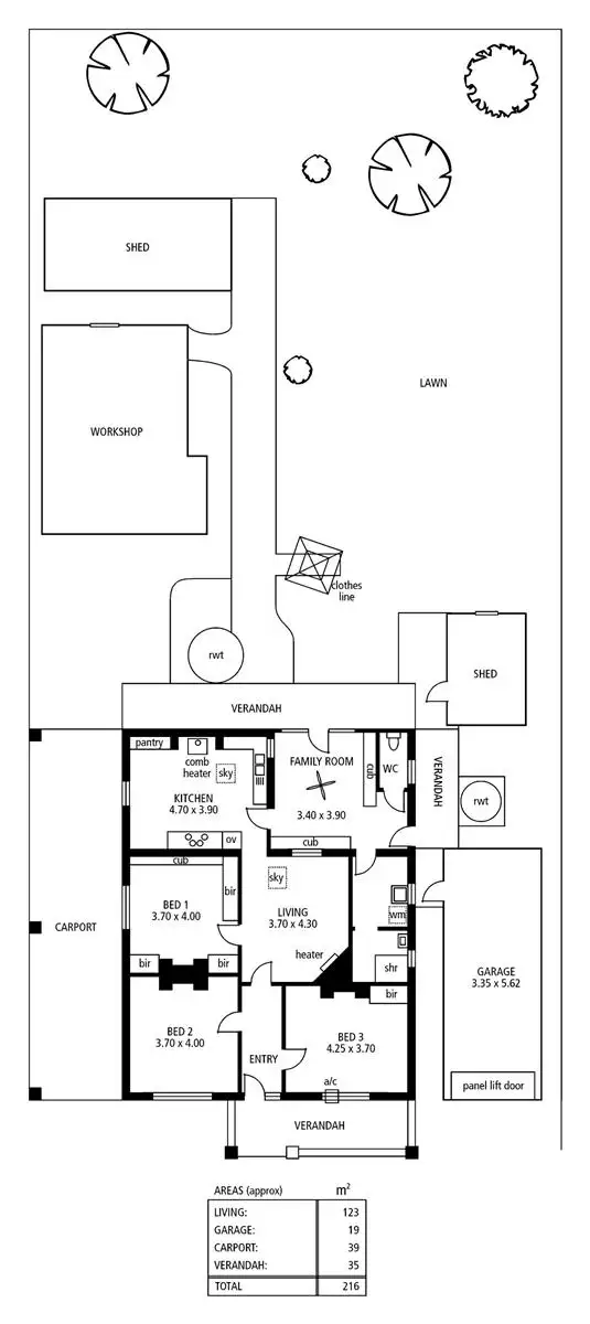 Floorplan of Homely house listing, 22 Asquith Street, Nailsworth SA 5083