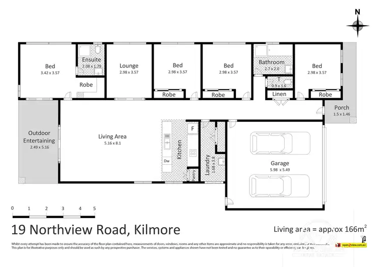 Floorplan of Homely house listing, 19 Northview Road, Kilmore VIC 3764