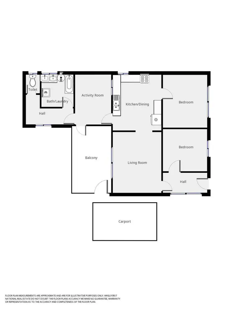 Floorplan of Homely house listing, 93A Phillips Street, Wodonga VIC 3690