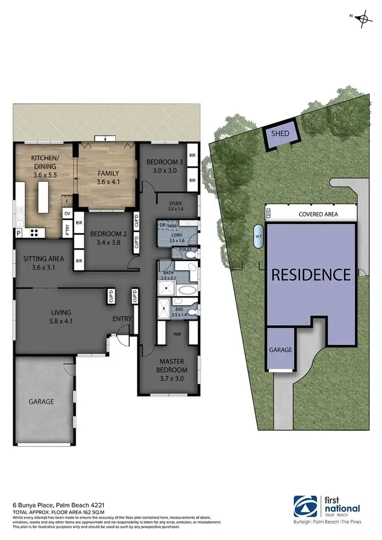 Floorplan of Homely house listing, 6 Bunya Place, Palm Beach QLD 4221