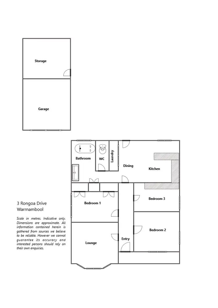 Floorplan of Homely house listing, 3 Rongoa Drive, Warrnambool VIC 3280