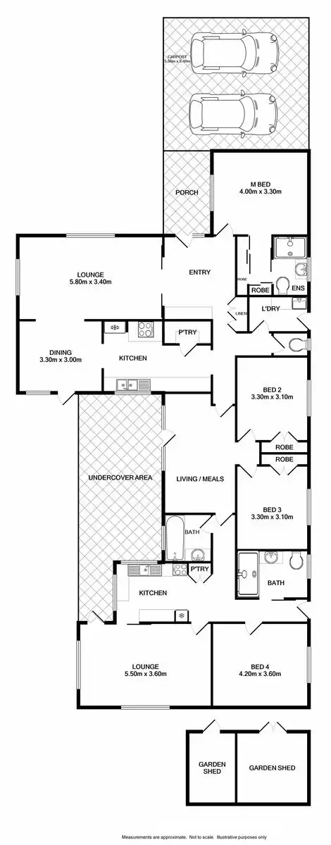 Floorplan of Homely house listing, 27 Birdie Street, Wodonga VIC 3690