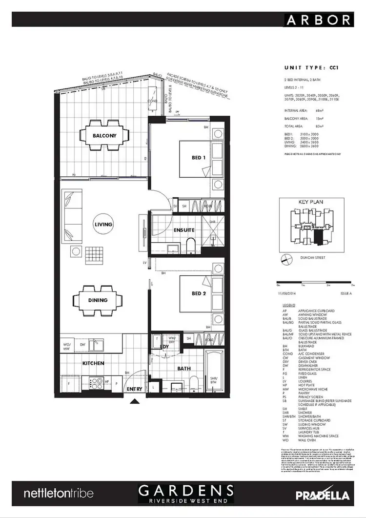 Floorplan of Homely apartment listing, 31008/40 Duncan Street, West End QLD 4101