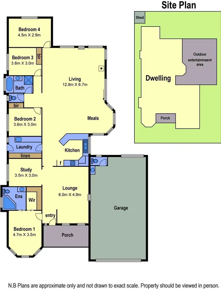 Floorplan of Homely house listing, 7 The Peak, Hillside VIC 3037