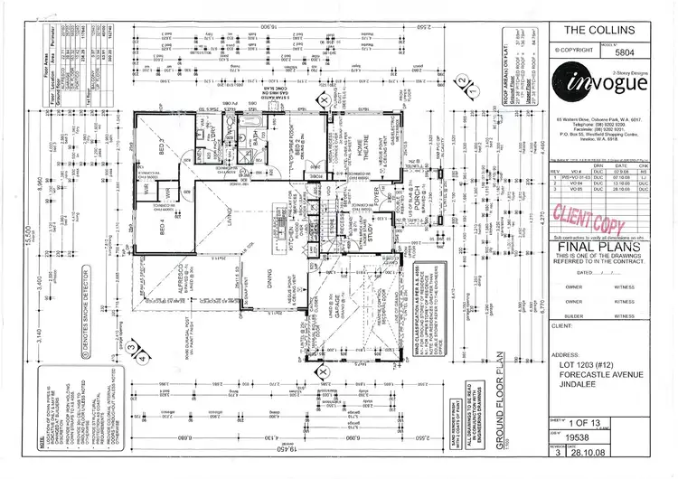 Floorplan of Homely house listing, 12 Forecastle Avenue, Jindalee WA 6036