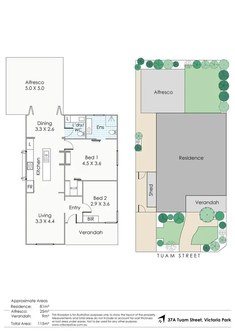 Floorplan of Homely house listing, 37A Tuam Street, Victoria Park WA 6100