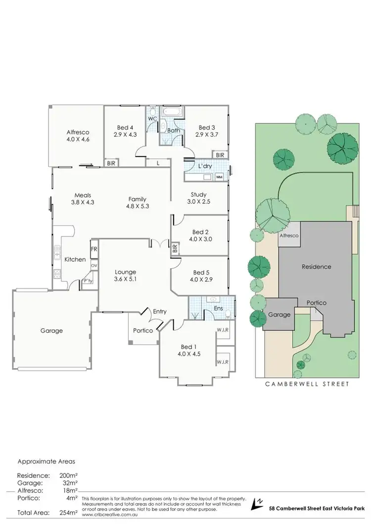 Floorplan of Homely house listing, 58 Camberwell Street, East Victoria Park WA 6101