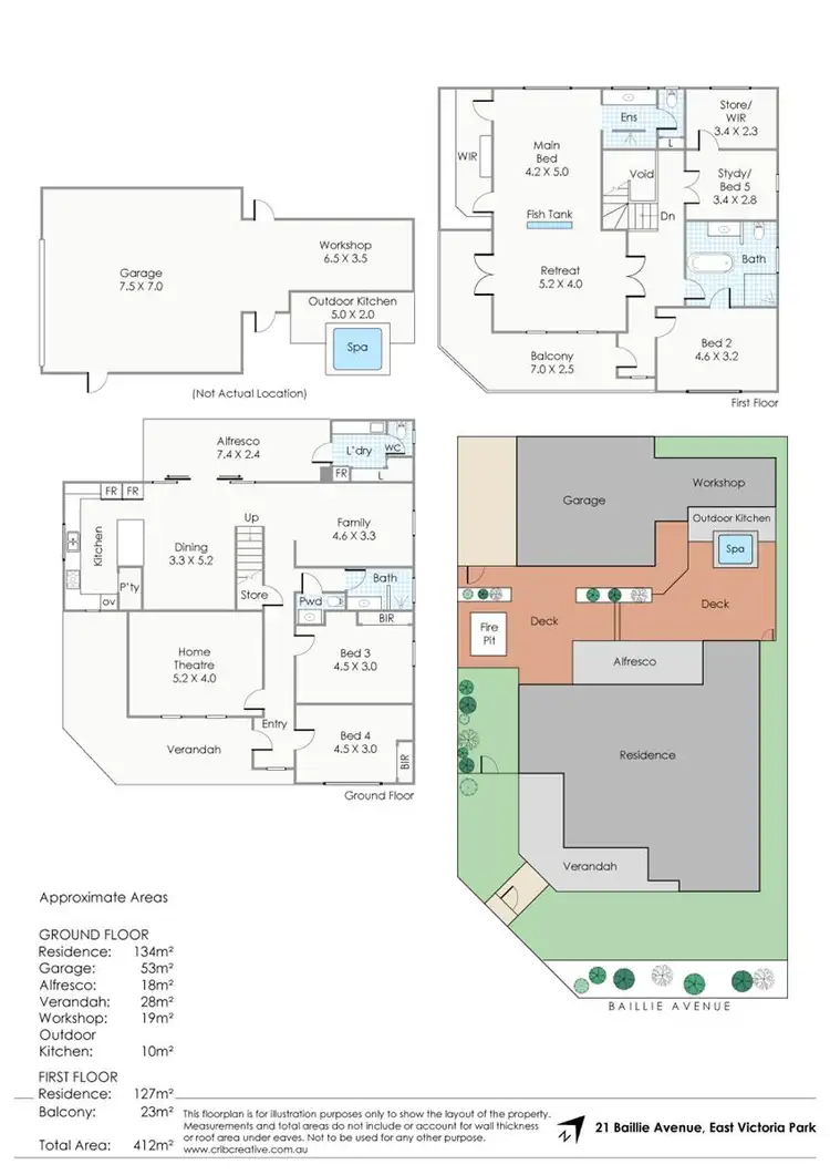 Floorplan of Homely house listing, 21 Baillie Avenue, East Victoria Park WA 6101