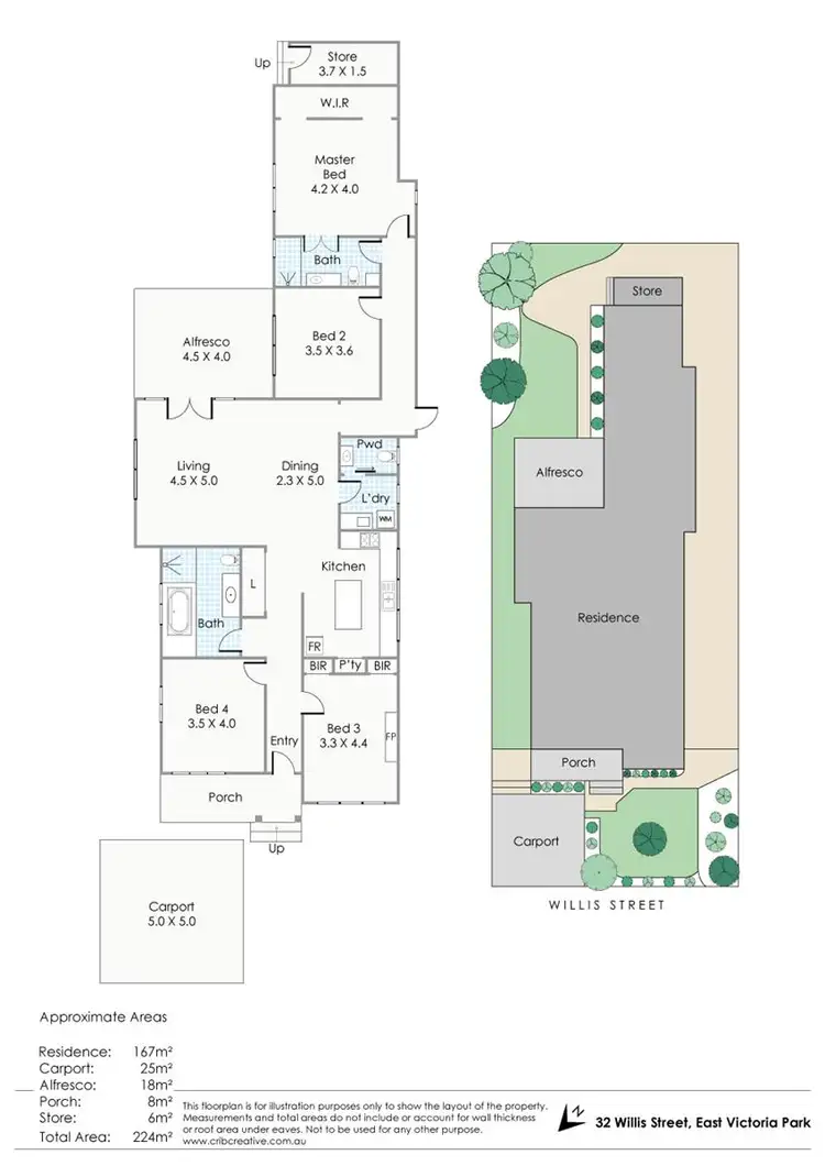 Floorplan of Homely house listing, 32 Willis Street, East Victoria Park WA 6101