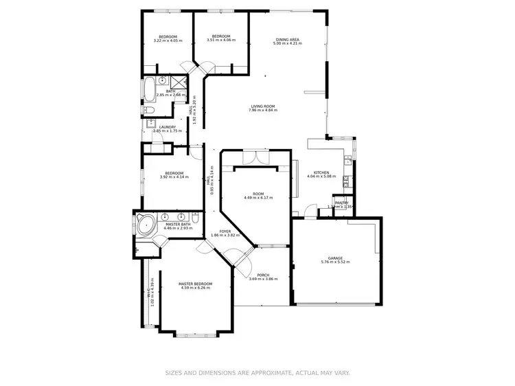 Floorplan of Homely house listing, 14 Airlie Chase, Clarkson WA 6030