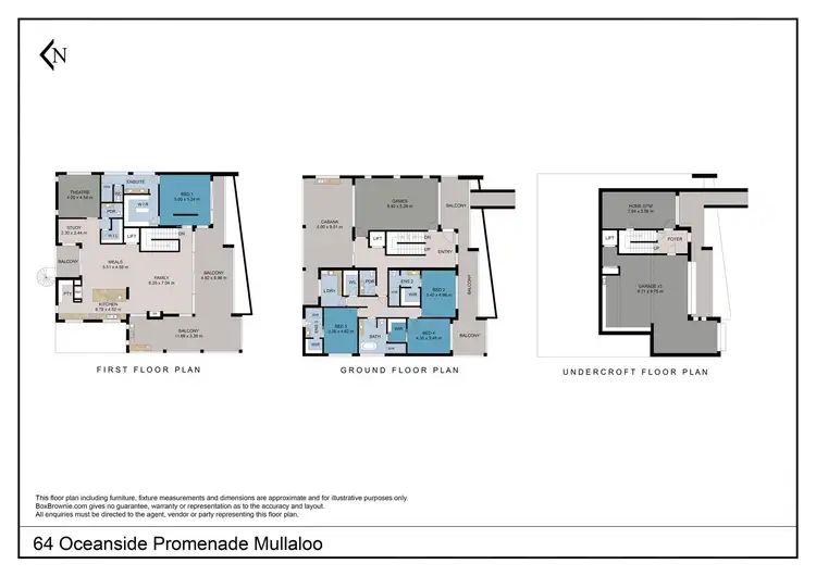 Floorplan of Homely house listing, 64 Oceanside Promenade, Mullaloo WA 6027