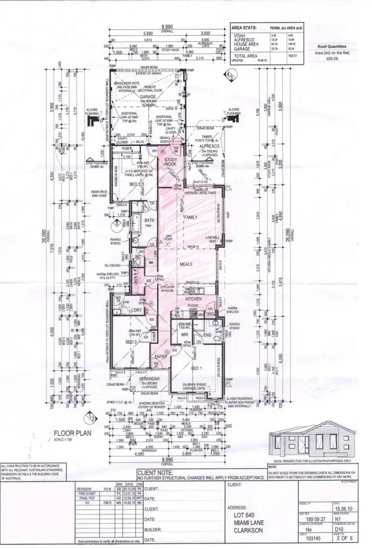 Floorplan of Homely house listing, 2 Miami Lane, Clarkson WA 6030