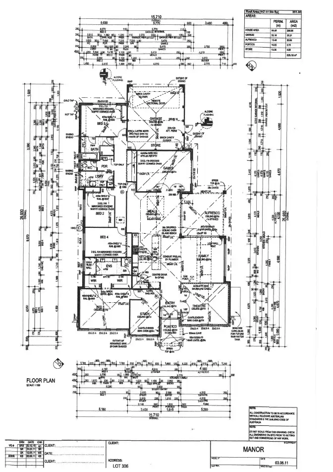Floorplan of Homely house listing, 6 Bluewater Drive, Alkimos WA 6038