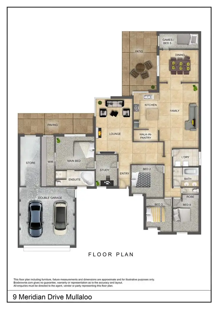 Floorplan of Homely house listing, 9 Meridian Drive, Mullaloo WA 6027