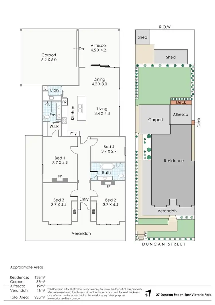 Floorplan of Homely house listing, 27 Duncan Street, Victoria Park WA 6100