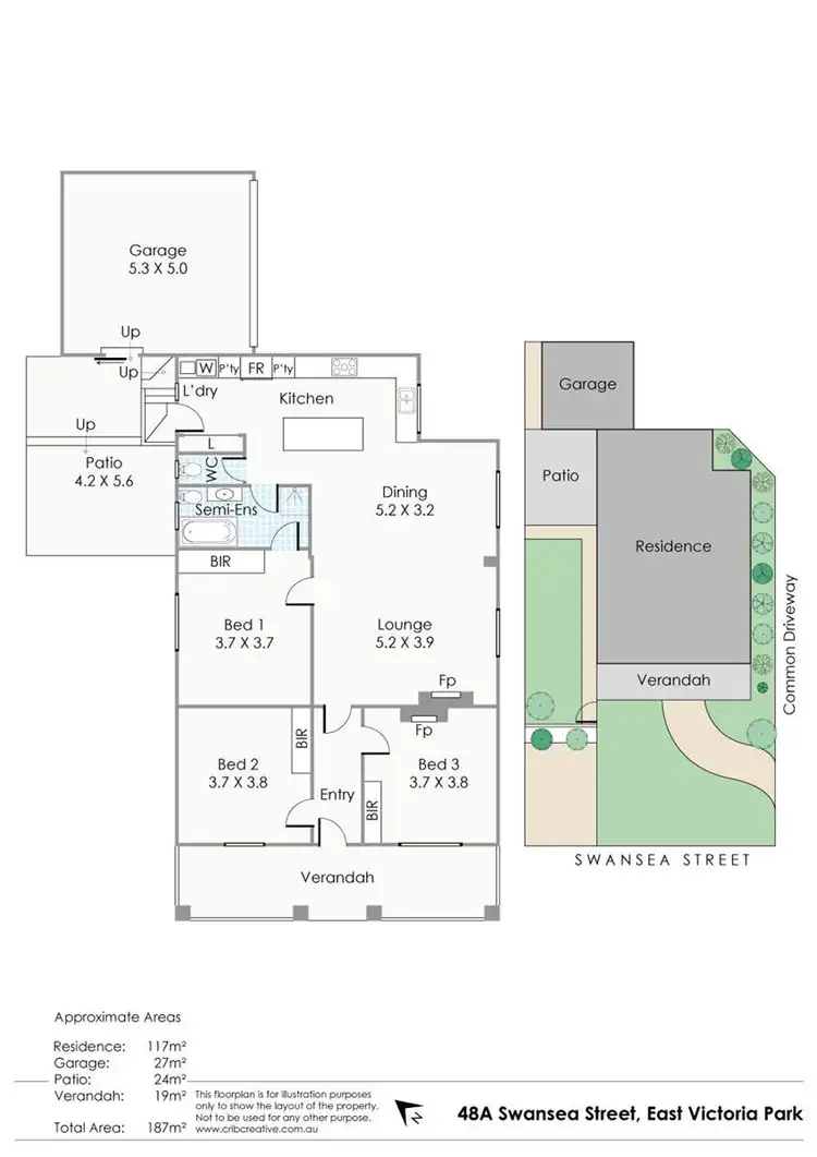 Floorplan of Homely house listing, 48a Swansea Street, East Victoria Park WA 6101