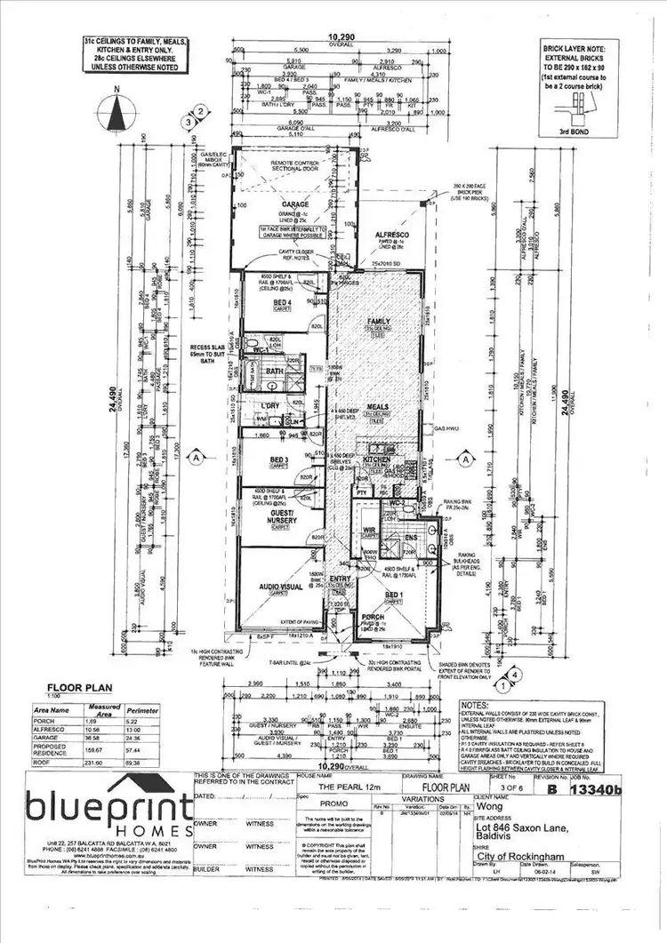 Floorplan of Homely house listing, 8 Saxon Lane, Baldivis WA 6171