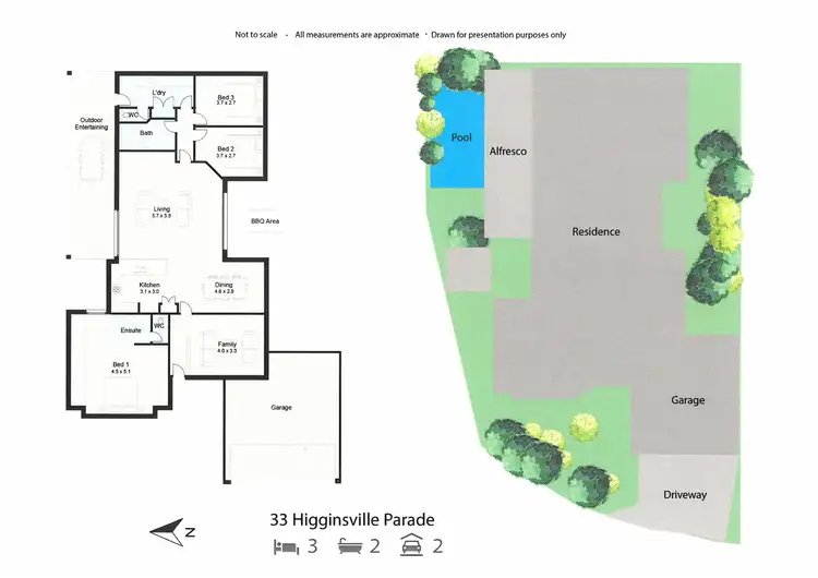 Floorplan of Homely house listing, 33 Higginsville Parade, Pearsall WA 6065
