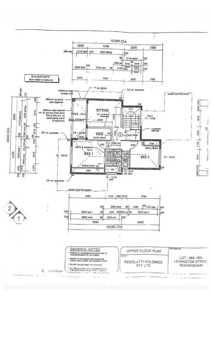 Floorplan of Homely semi-detached listing, 2/52-54 Lewington Street, Rockingham WA 6168