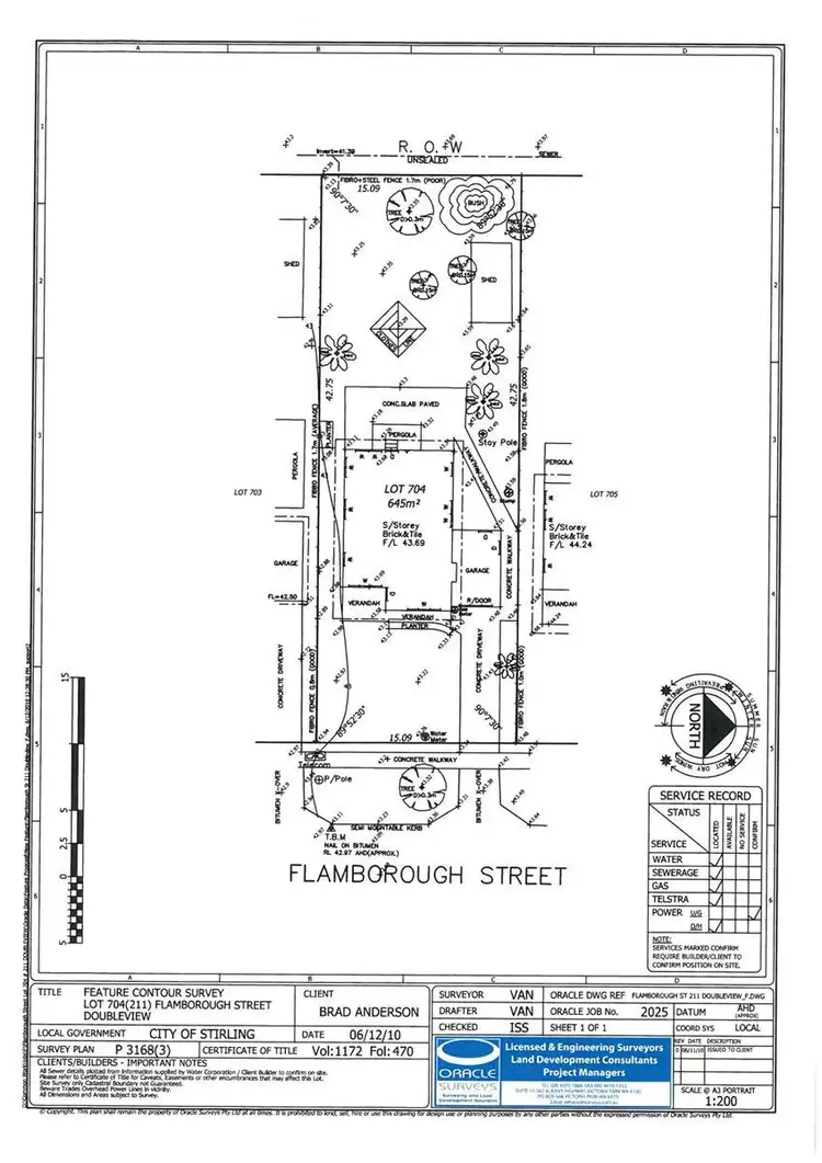 Floorplan of Homely house listing, 211 Flamborough Street, Doubleview WA 6018