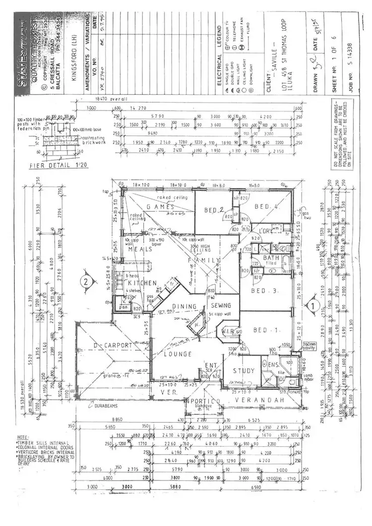 Floorplan of Homely house listing, 24 St Thomas Loop, Iluka WA 6028