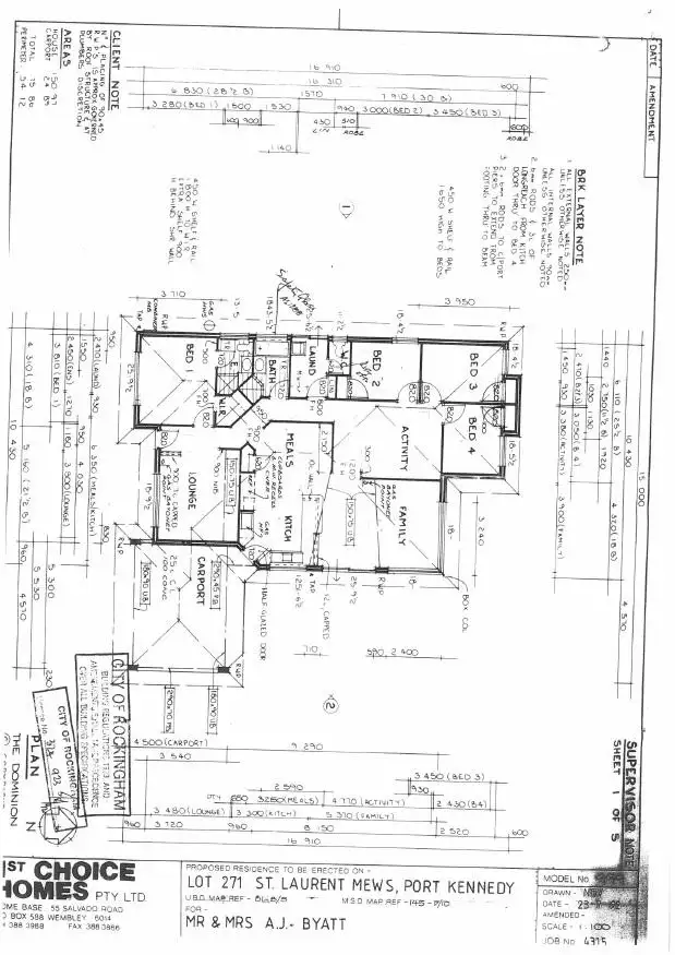 Floorplan of Homely house listing, 26 St Laurent Mews, Port Kennedy WA 6172