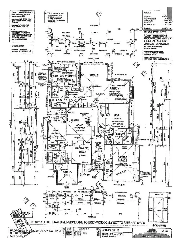 Floorplan of Homely house listing, 75 Selkirk Drive, Kinross WA 6028
