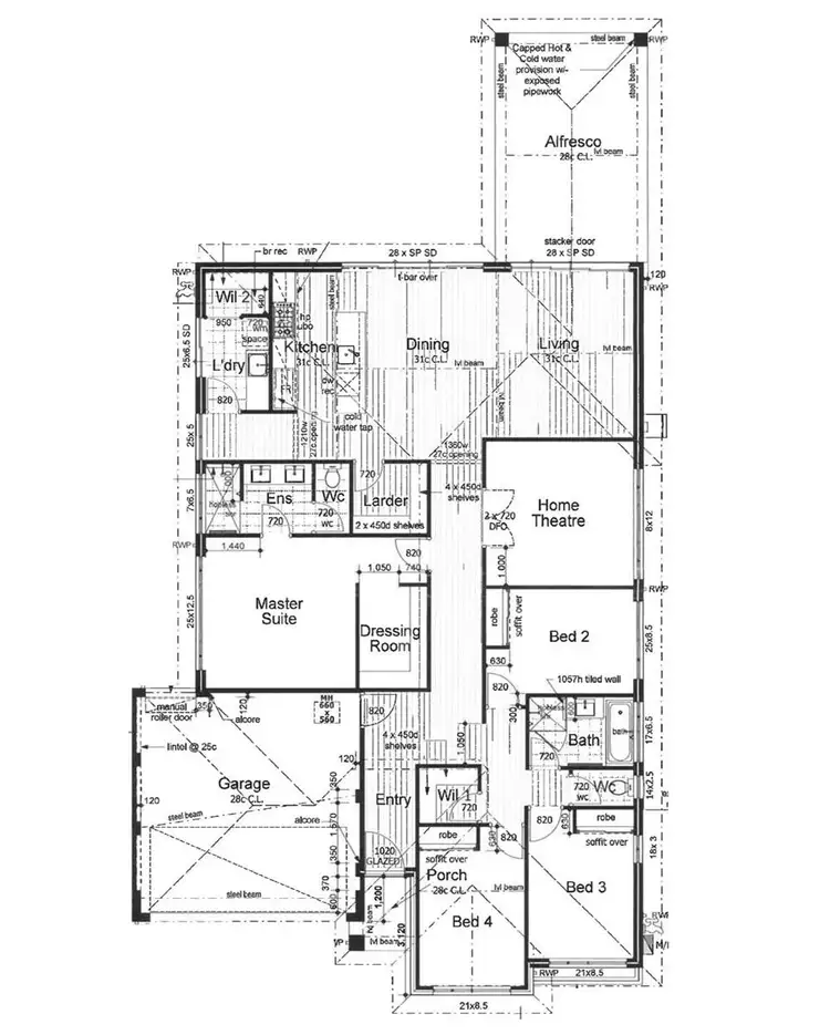Floorplan of Homely house listing, 12 Vitrinella Avenue, Jindalee WA 6036