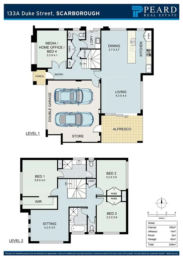 Floorplan of Homely house listing, 133A Duke Street, Scarborough WA 6019