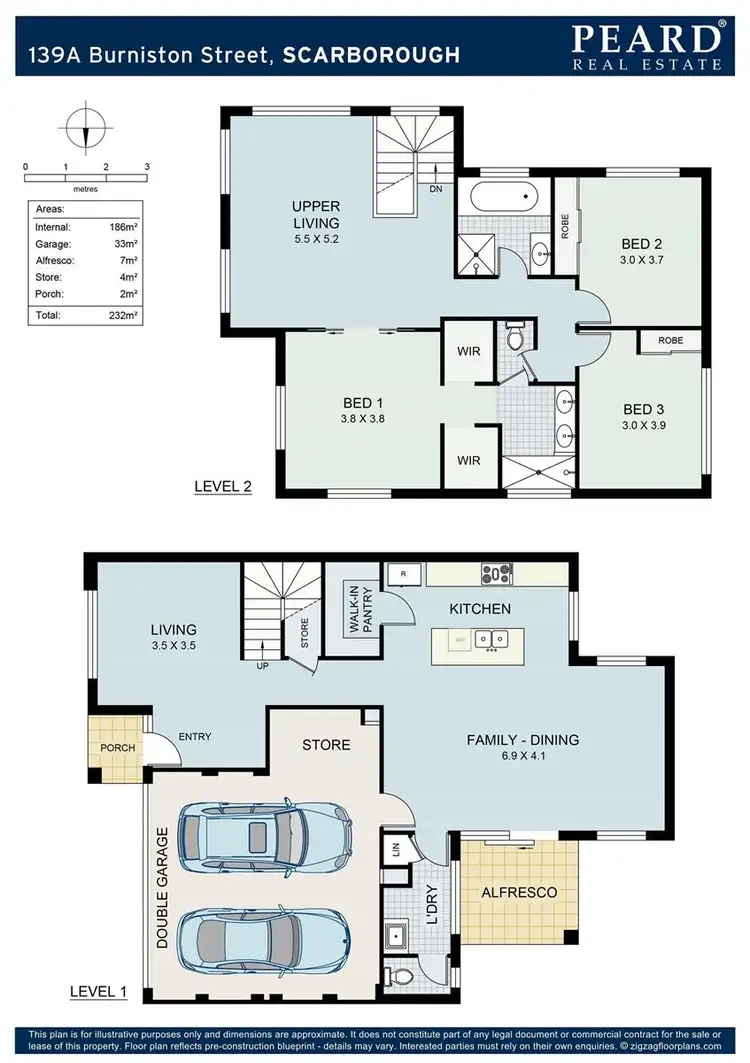 Floorplan of Homely house listing, 139A Burniston Street, Scarborough WA 6019