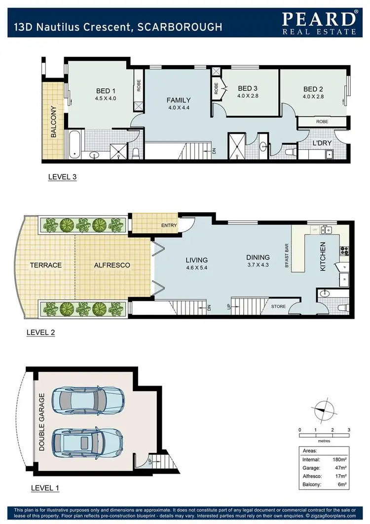 Floorplan of Homely house listing, 13D Nautilus Crescent, Scarborough WA 6019