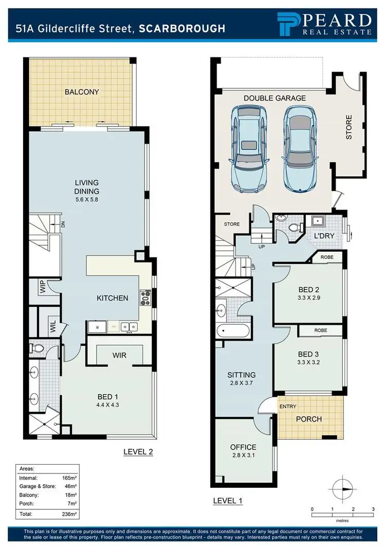 Floorplan of Homely house listing, 51A Gildercliffe Street, Scarborough WA 6019