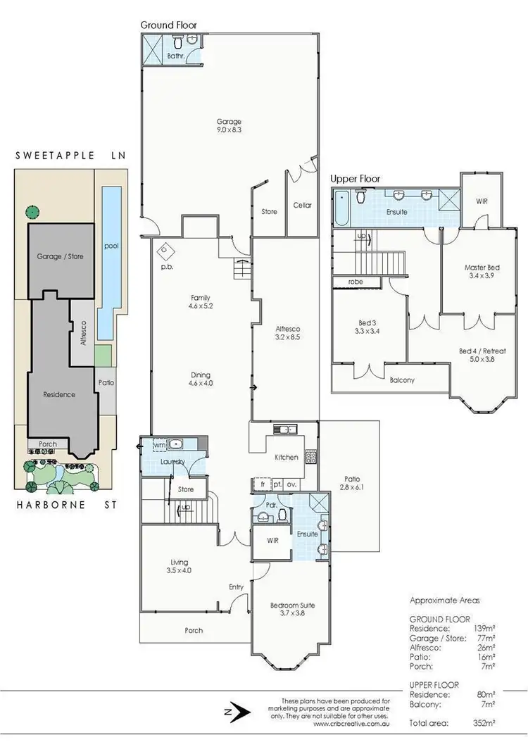 Floorplan of Homely house listing, 127 Harborne Street, Wembley WA 6014