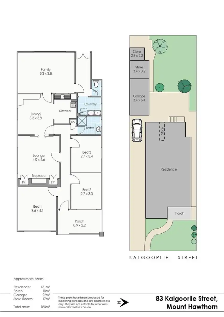 Floorplan of Homely house listing, 83 Kalgoorlie Street, Mount Hawthorn WA 6016