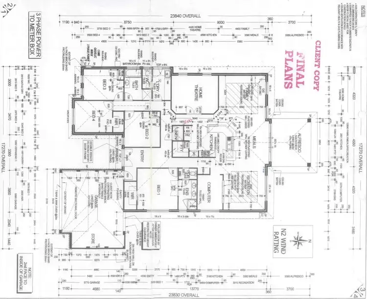 Floorplan of Homely house listing, 33 Ridge Boulevard, Baldivis WA 6171