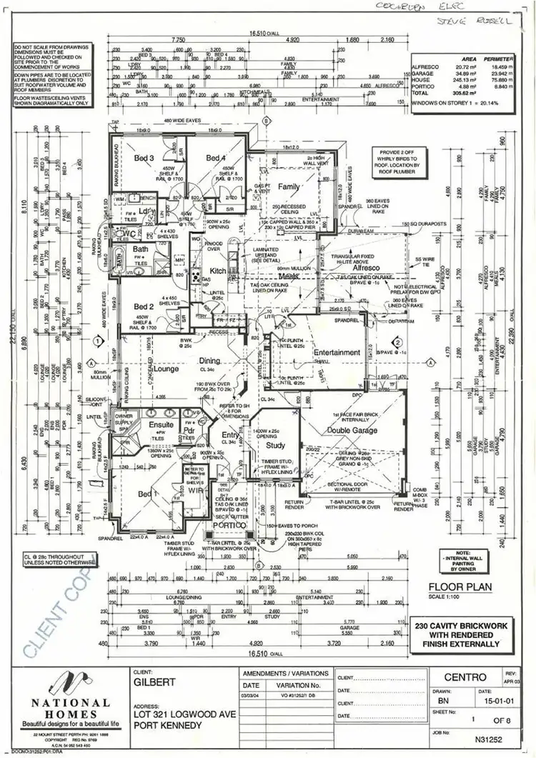 Floorplan of Homely house listing, 10 Logwood Avenue, Port Kennedy WA 6172