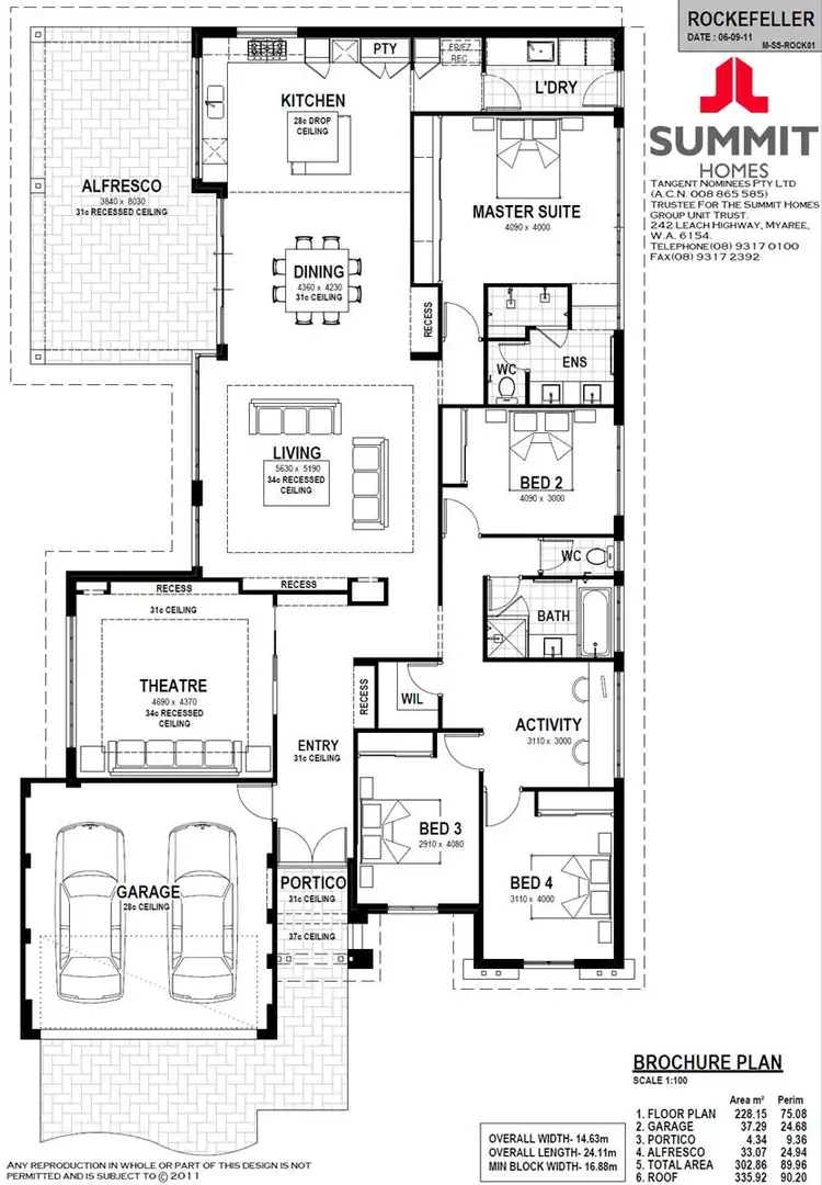Floorplan of Homely house listing, 21 Ruskin Brace, Baldivis WA 6171