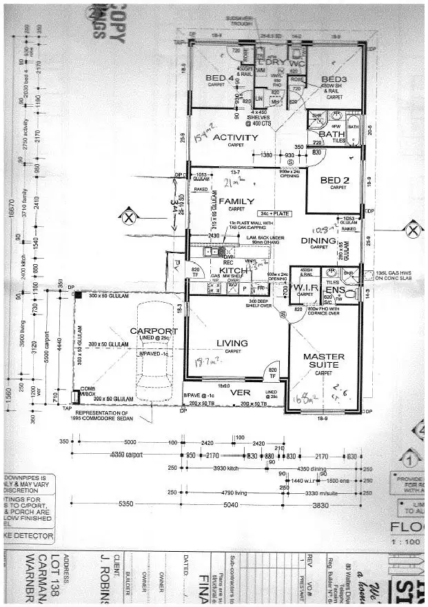 Floorplan of Homely house listing, 14 Carmana Lane, Warnbro WA 6169