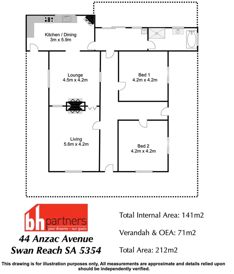 Floorplan of Homely house listing, 44 Anzac Avenue, Swan Reach SA 5354