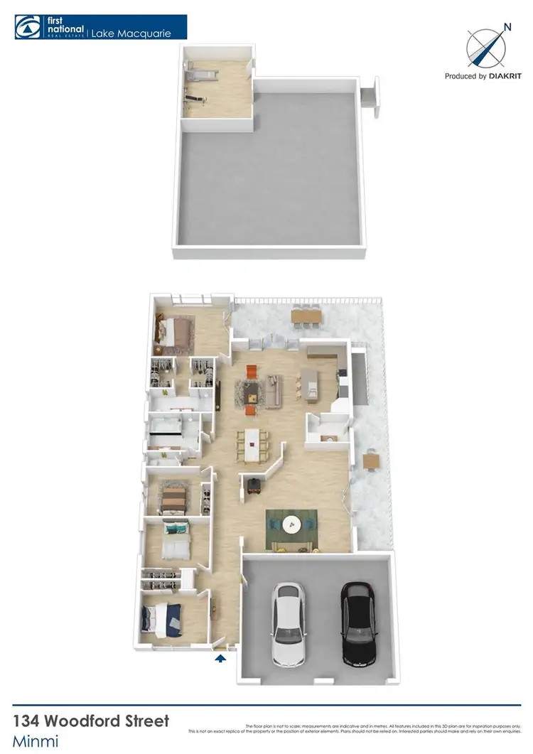 Floorplan of Homely house listing, 134 Woodford Street, Minmi NSW 2287