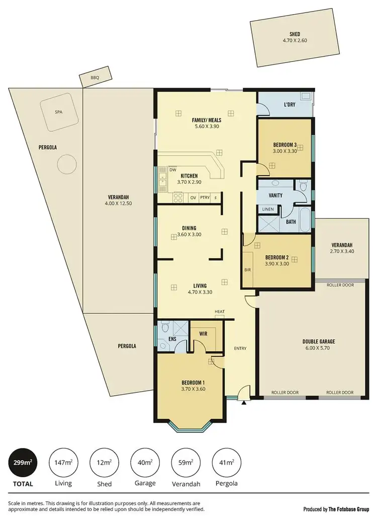 Floorplan of Homely house listing, 19 Aurora Circuit, Greenwith SA 5125