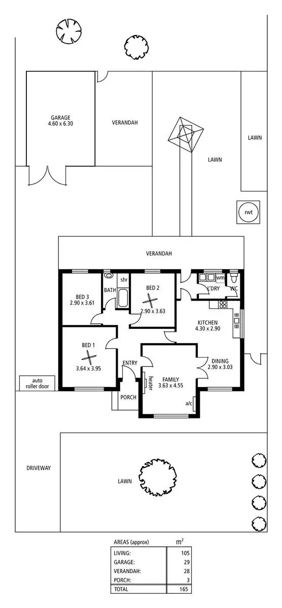 Floorplan of Homely house listing, 4 George Street, Kilburn SA 5084