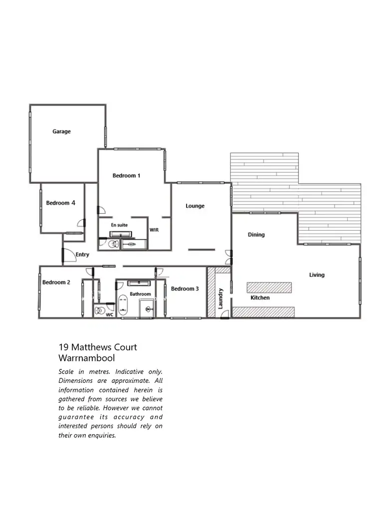 Floorplan of Homely house listing, 19 Matthews Court, Warrnambool VIC 3280