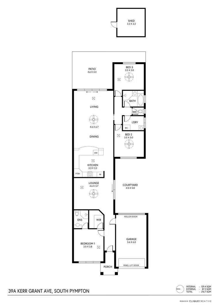 Floorplan of Homely house listing, 39a Kerr Grant Terrace, South Plympton SA 5038