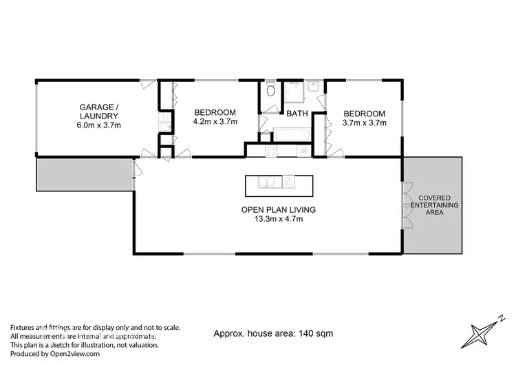 Floorplan of Homely house listing, 2/4 Temperance Lane, Franklin TAS 7113